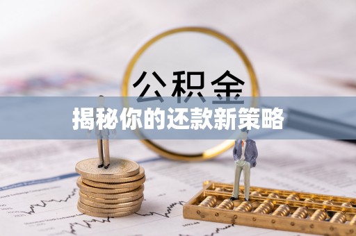 资溪揭秘你的还款新策略